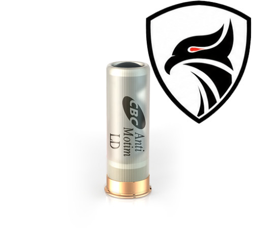 Cartucho CBC .12GA [70mm] Anti-Motim Longa Distância (Borracha) Cx.25un