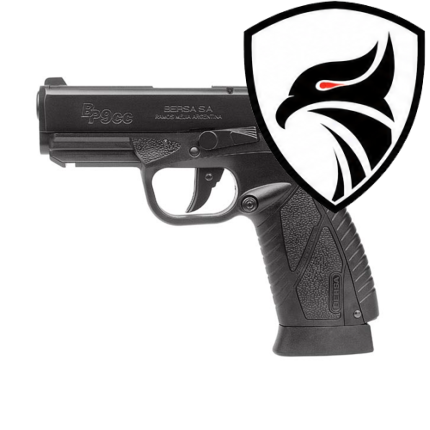 Pistola BERSA BP9CC Oxi, Calibre 9MM, 3.3″, 8Tiros