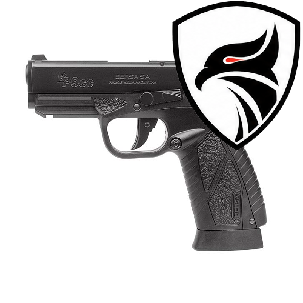 Pistola BERSA BP9CC Oxi, Calibre 9MM, 3.3″, 8Tiros