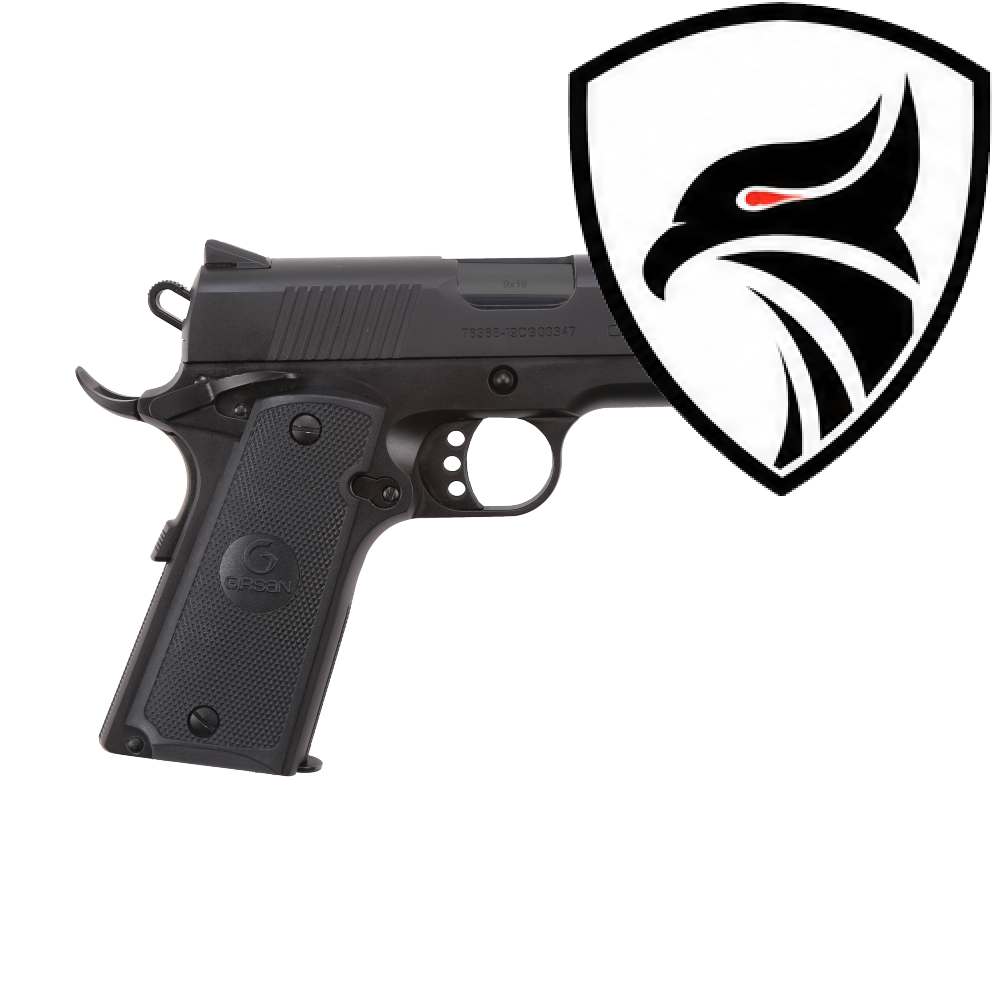 Pistola Girsan MC 1911C Semi-Automática 45ACP Oxi/Preta