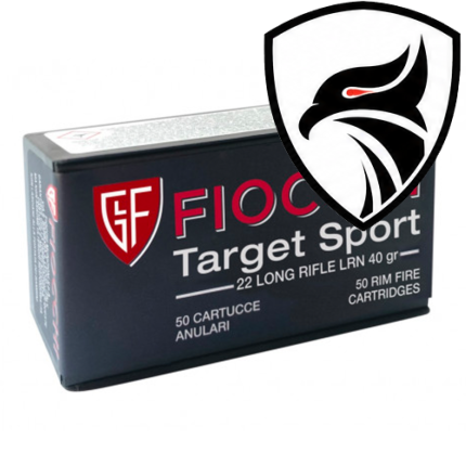 Cartucho Fiocchi .22LR Target Sport Cx.50un