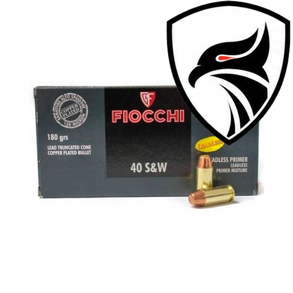 Munição Fiocchi .40S&W LL RNCP 180gr Cx.50un