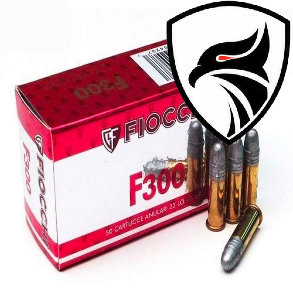 Cartucho Fiocchi .22LR F300 Cx.50un