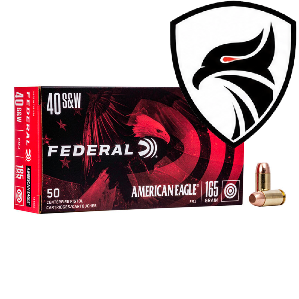 Munição Federal .40S&W FMJ Ball 165gr Cx.50un