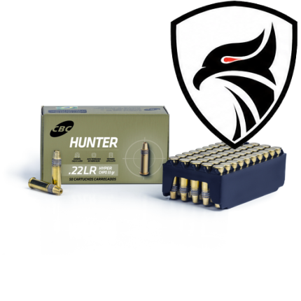 Cartucho CBC 22LR CHPO 33Gr Hunter Hyper Cx.50Un