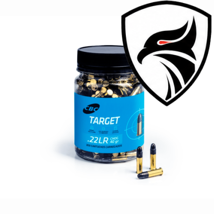 Cartucho CBC .22LR CHOG Target 40gr Lt.300un