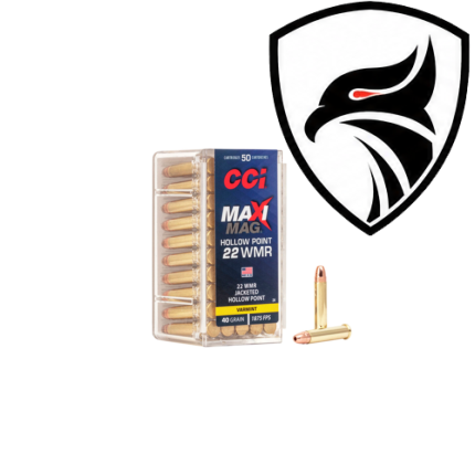 Cartucho CCI .22MAG JHP Max Mag 40gr Cx.50un