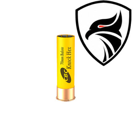 Cartucho CBC .20GA [70mm] Balote Knock Hex Cx.10un