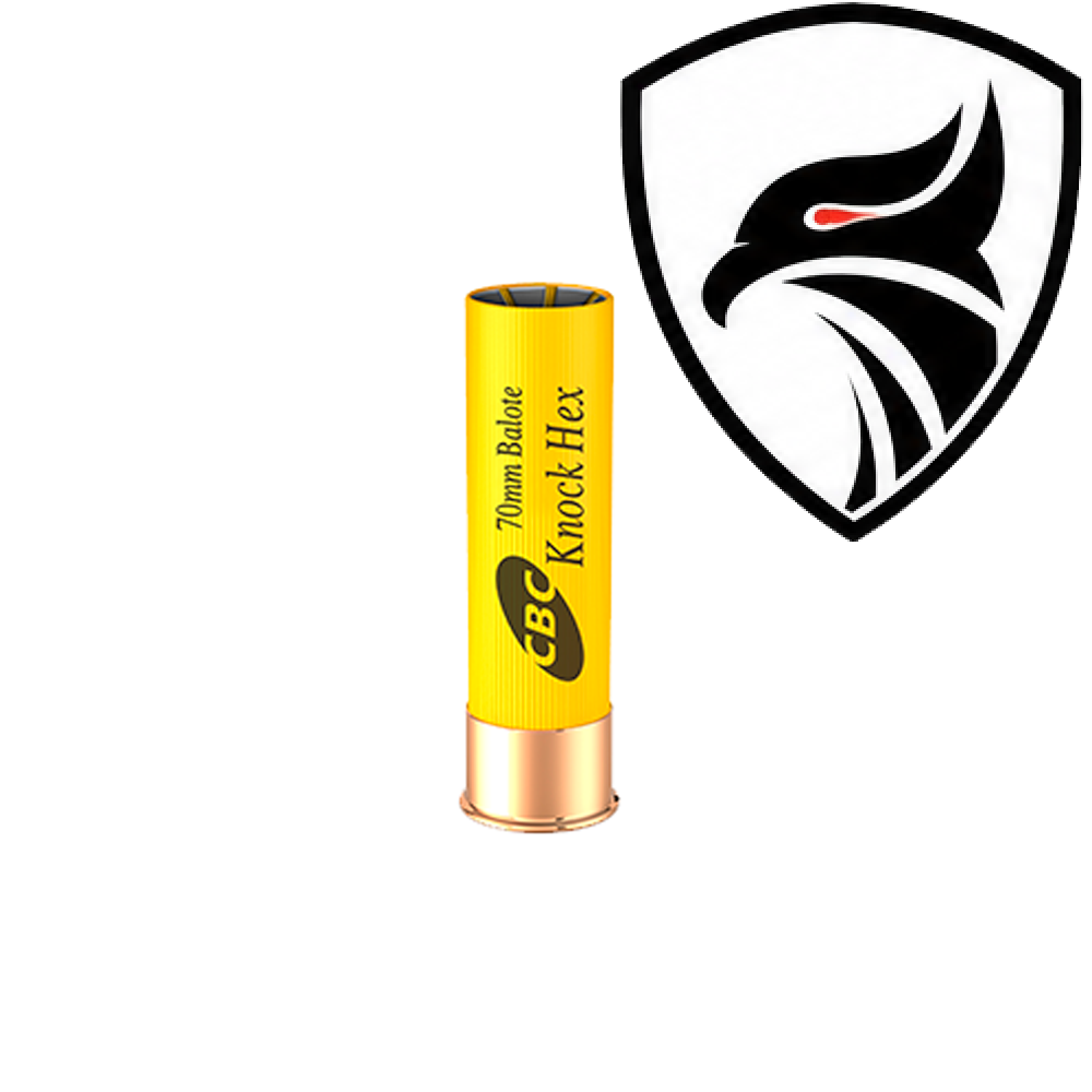 Cartucho CBC .20GA [70mm] Balote Knock Hex Cx.10un