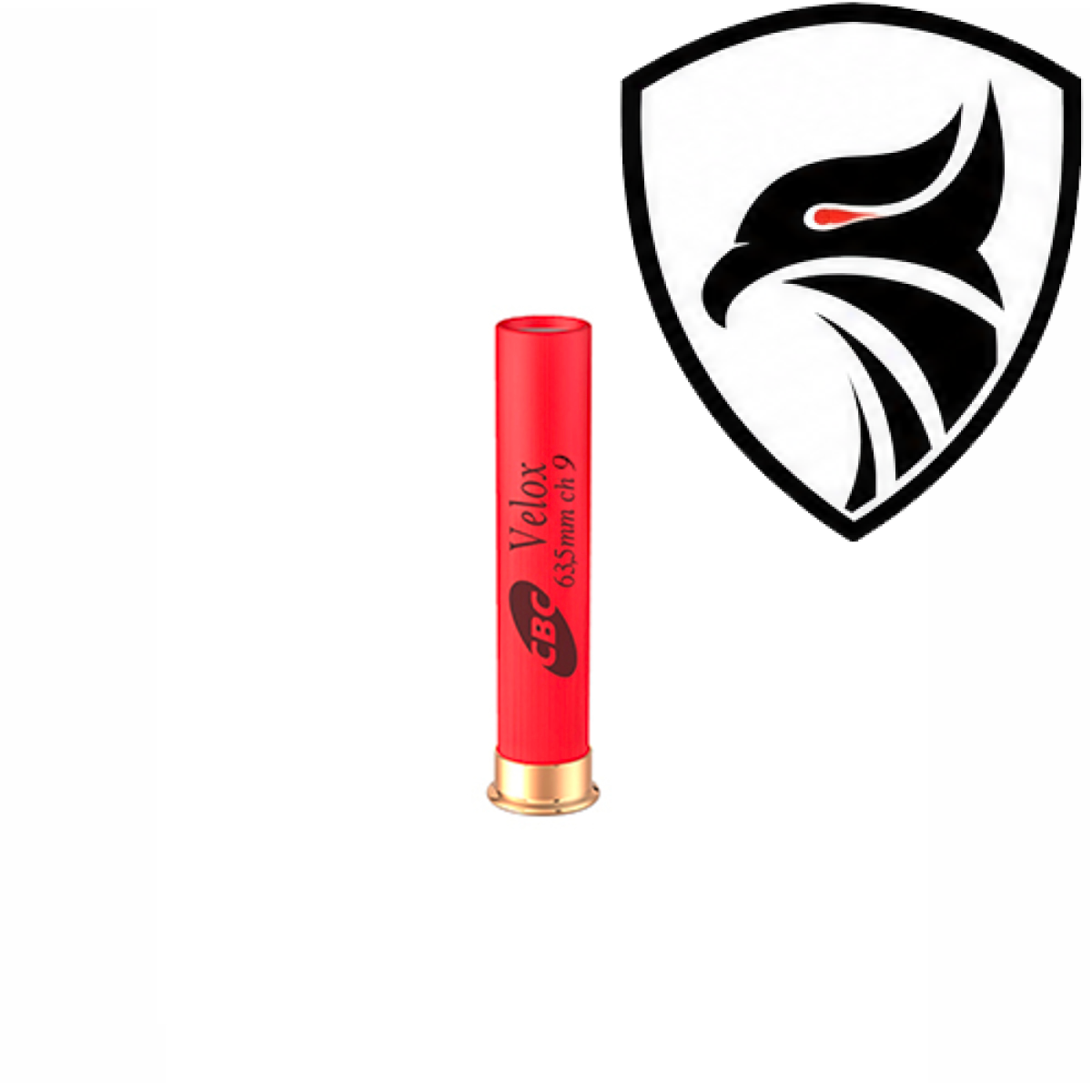 Cartucho CBC .36GA [63,5mm] Plast CH-9 Cx.25un