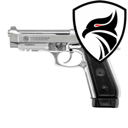 Pistola Taurus Semiautomática PT59 S INOX Fosco .380AUTO Com Zarelho