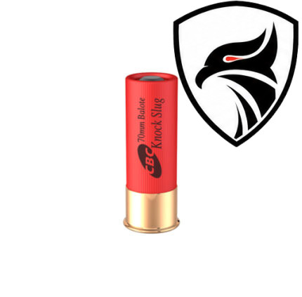 Cartucho CBC .12GA [70mm] Balote Knockslug Cx.25un