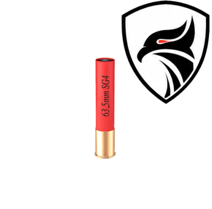Cartucho CBC .36GA [63,5mm] Knock Velox SG4 Cx.25un
