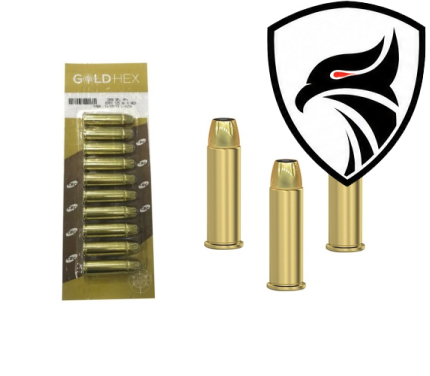 Municão CBC .38SPL EXPO +P+ Gold Hex 125gr Blister