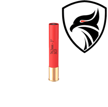 Cartucho CBC .20GA [76,2mm] Knock Plus M3” SG1+SSG Cx.25un