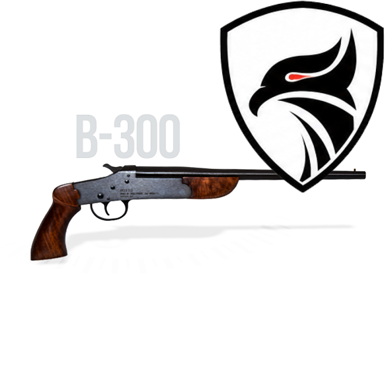 Espingarda Cartucheira B/300 Pist Cartucho Calibre 32 ST 300mm Empunhadura Curta – Boito