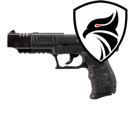 Pistola Semi-Auto P22 Target 5″ Calibre 22LR WALTHER