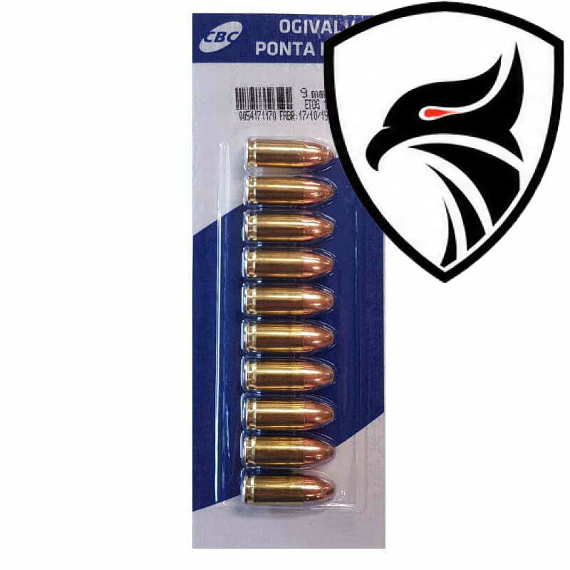 Munição CBC 9MM Luger ETOG 124GR