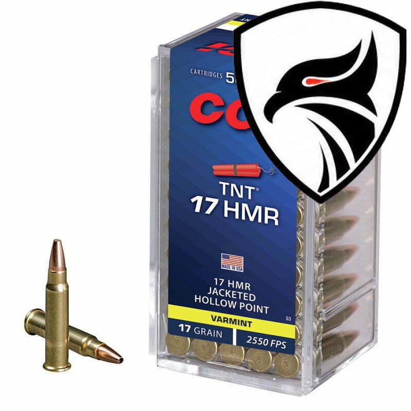 Munição CCI 17HMR TNT HP 17 Grains – Cx 50