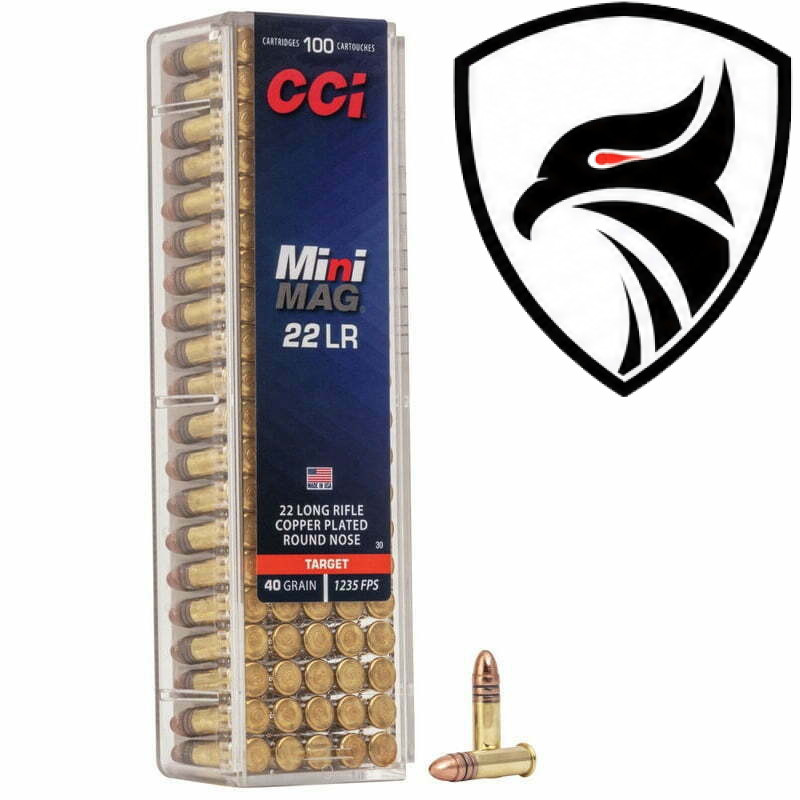 Munição CCI 22LR Mini Mag RN 40 Grains – Cx 100