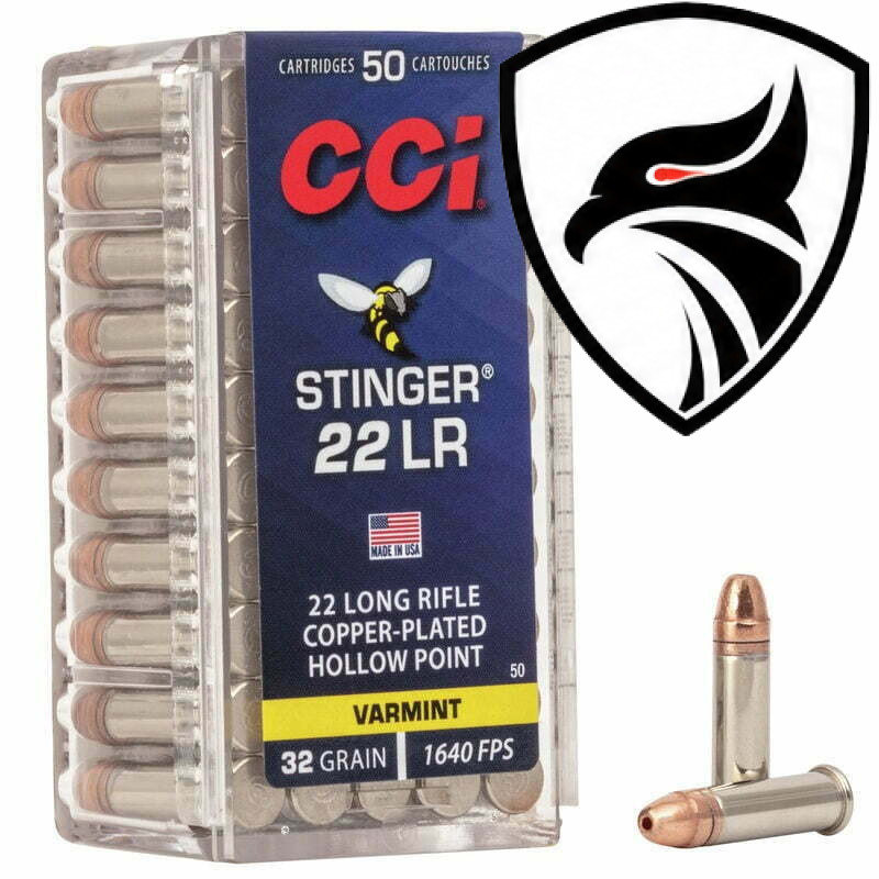Munição CCI 22LR Stinger HP 32 Grains – Cx 50