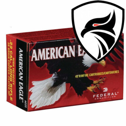 Munição Federal 22LR AMERICAN EAGLE PONTA OCA 38GR – CX 40