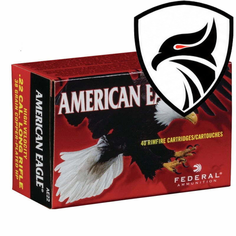 Munição Federal 22LR AMERICAN EAGLE PONTA OCA 38GR – CX 40