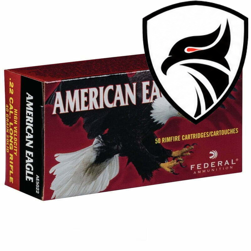 Munição Federal 22LR AMERICAN EAGLE OGIVAL 40GR – CX 50