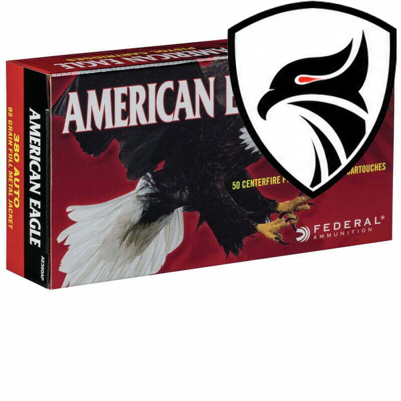 Munição Federal 380 AUTO FMJ AMERICAN EAGLE 95 GR – CX 50
