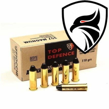 Munição Fiocchi 357 MAGNUM FMJTC BLACK MAMBA 110gr – Cx 50