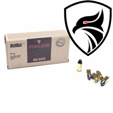 Munição Fiocchi 380 AUTO FMJTC BLACK MAMBA 85gr – Cx 50