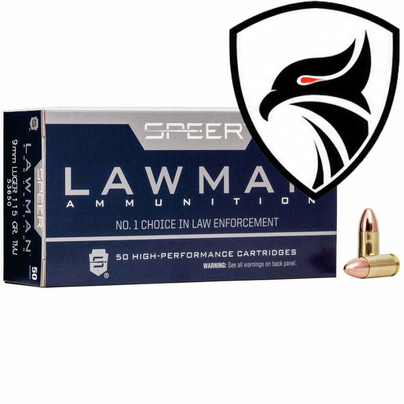 Munição SPEER LAWMAN 9mm LUGER TMJ 124 Grains – Cx 50