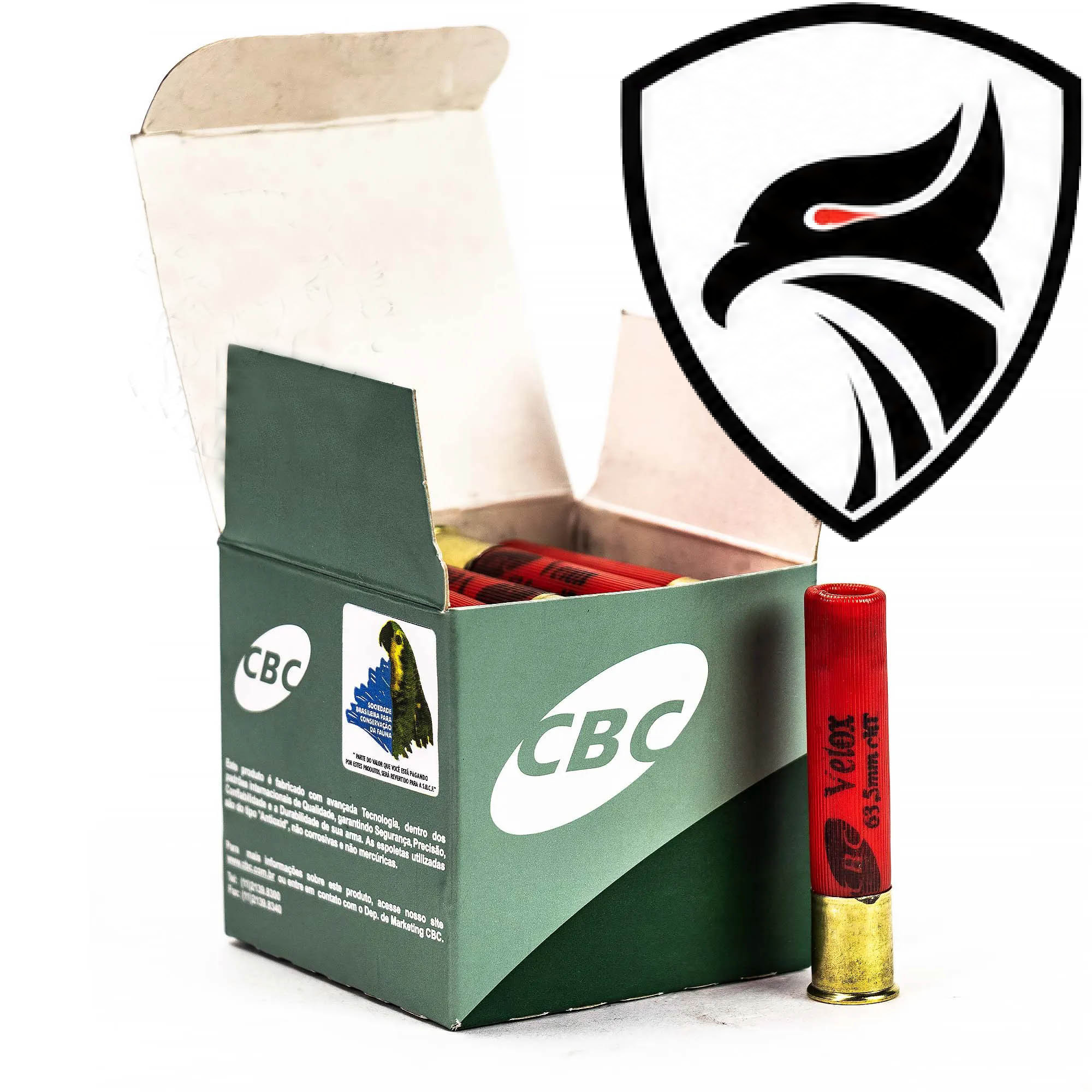 Cartucho CBC Cal 36GA Câmara 63,5mm Chumbo T